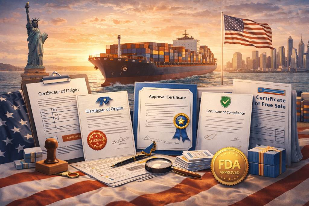 Amerika'ya İhracat İçin Gerekli Belgeler ve Sertifikalar